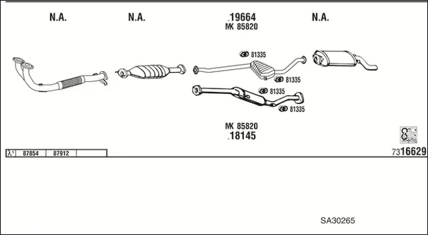 Изпускателна система WALKER              