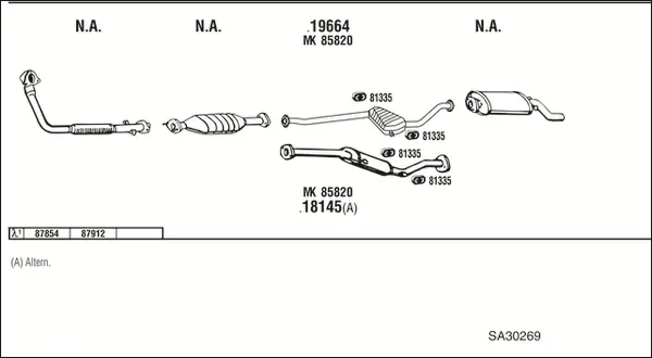 Изпускателна система WALKER              