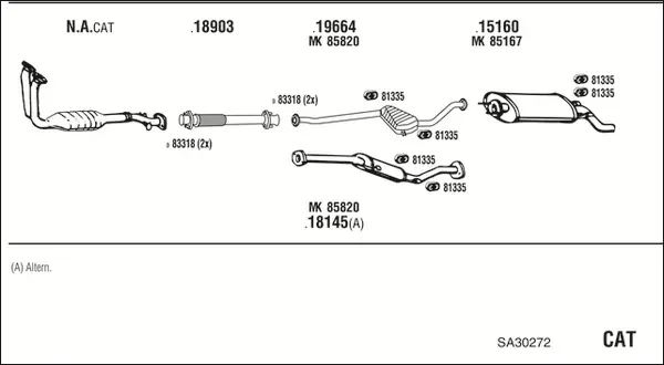 Изпускателна система WALKER              