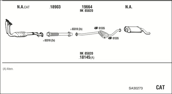 Изпускателна система WALKER              