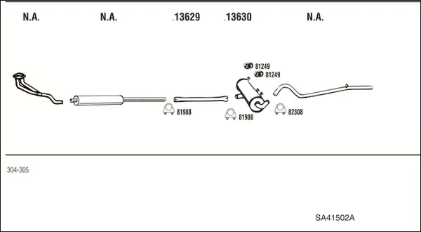 Изпускателна система WALKER              