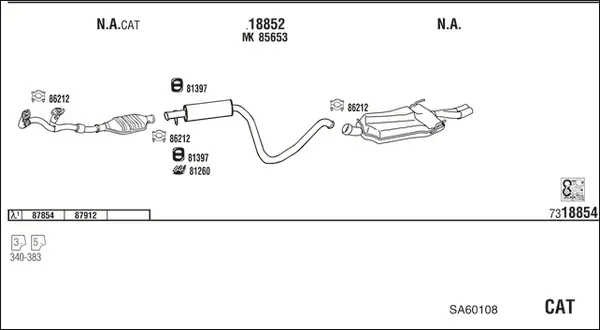 Изпускателна система WALKER              
