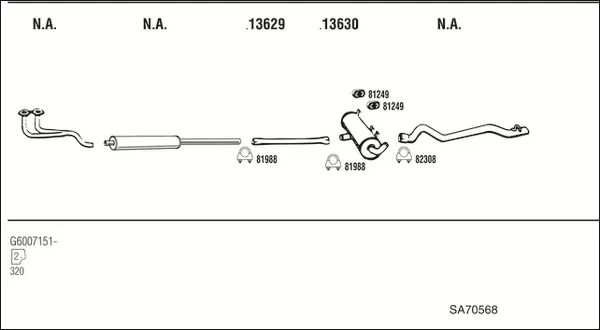 Изпускателна система WALKER              