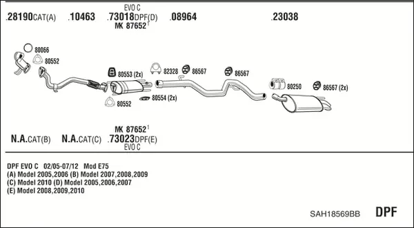 Изпускателна система WALKER              