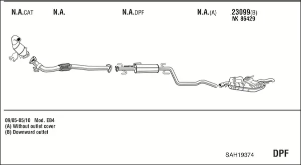 Изпускателна система WALKER              