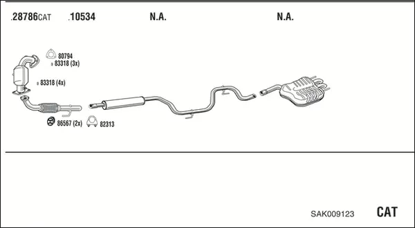 Изпускателна система WALKER              