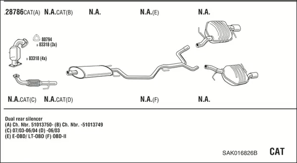 Изпускателна система WALKER              