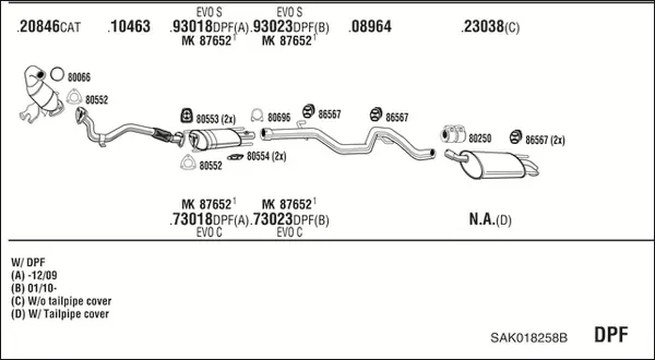 Изпускателна система WALKER              