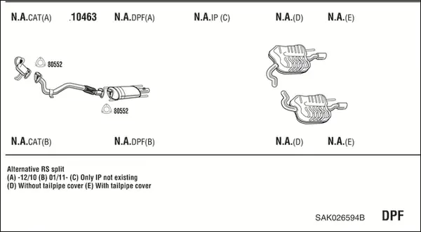 Изпускателна система WALKER              