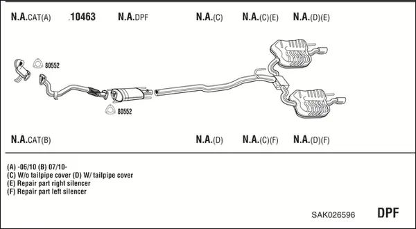 Изпускателна система WALKER              