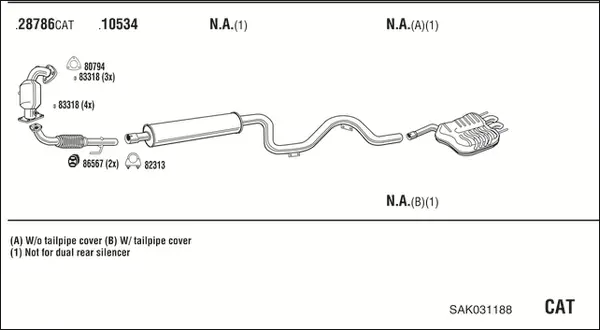 Изпускателна система WALKER              