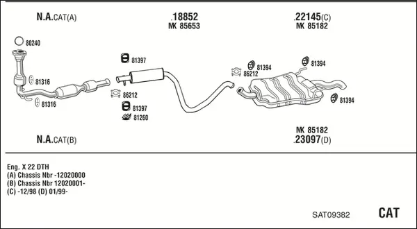 Изпускателна система WALKER              
