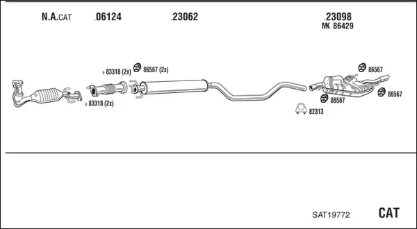 Изпускателна система WALKER              