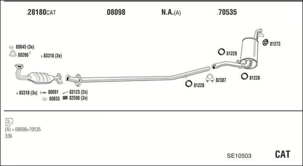 Изпускателна система WALKER              