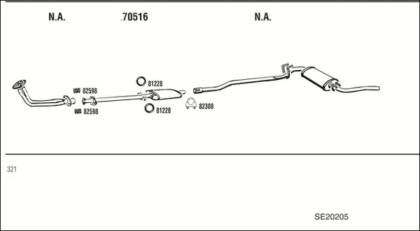 Изпускателна система WALKER              