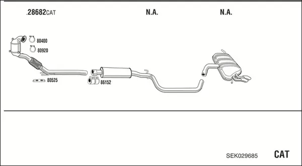 Изпускателна система WALKER              