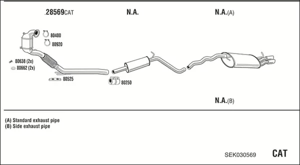 Изпускателна система WALKER              