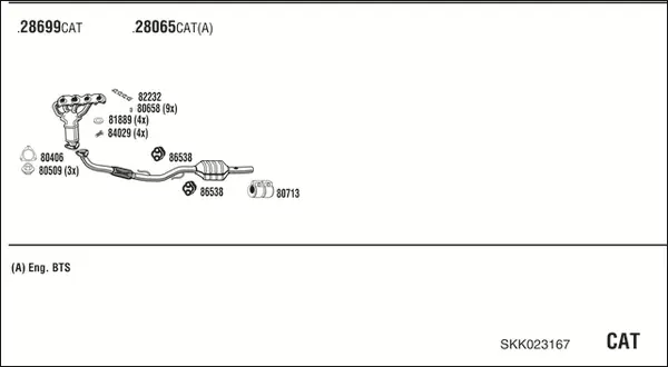 Изпускателна система WALKER              