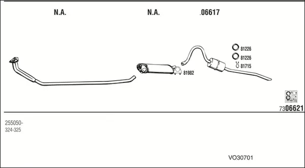 Изпускателна система WALKER              