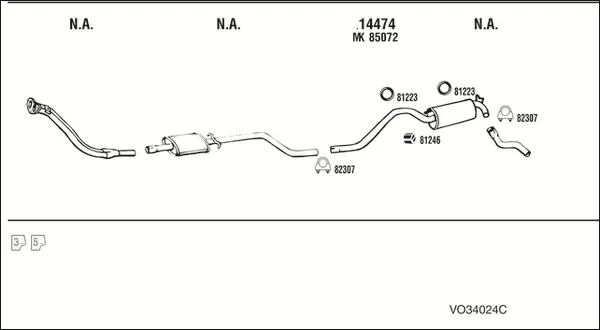 Изпускателна система WALKER              