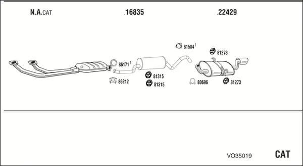 Изпускателна система WALKER              