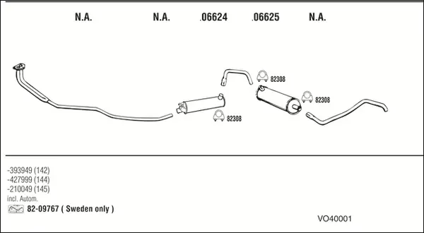 Изпускателна система WALKER              