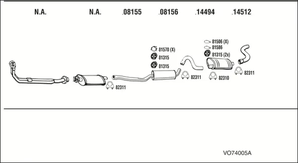 Изпускателна система WALKER              