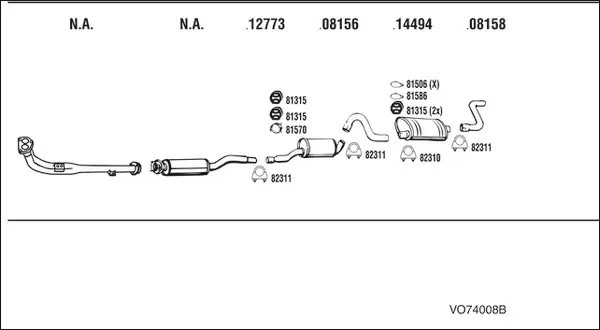 Изпускателна система WALKER              