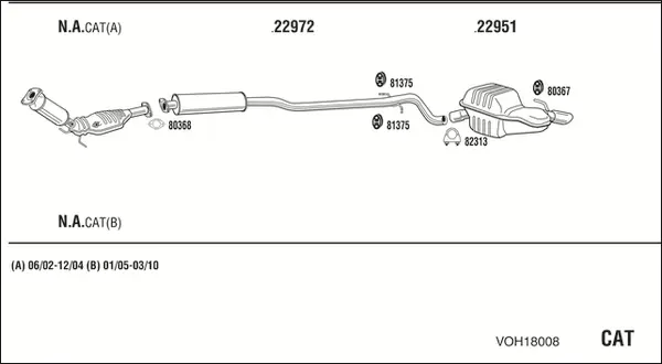 Изпускателна система WALKER              