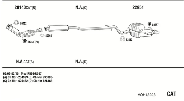 Изпускателна система WALKER              