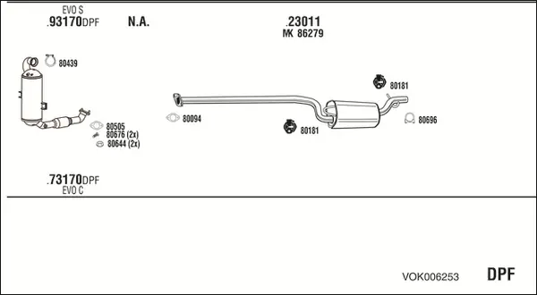 Изпускателна система WALKER              