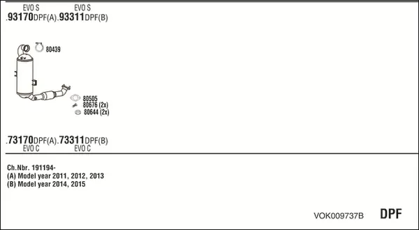 Изпускателна система WALKER              