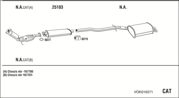 Изпускателна система WALKER              