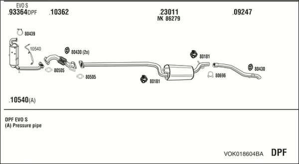 Изпускателна система WALKER              