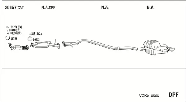 Изпускателна система WALKER              
