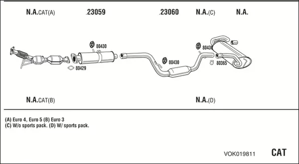 Изпускателна система WALKER              