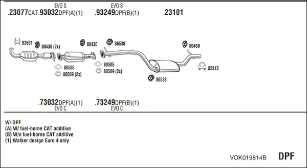 Изпускателна система WALKER              