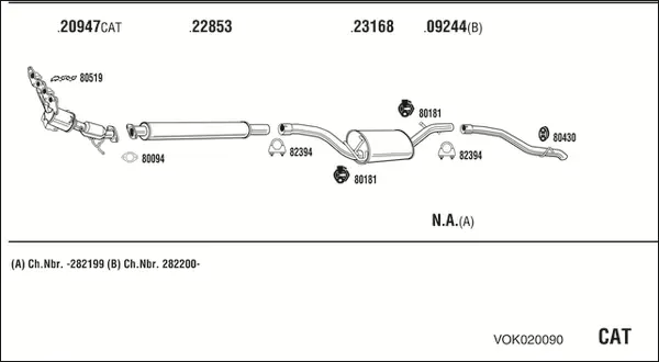 Изпускателна система WALKER              