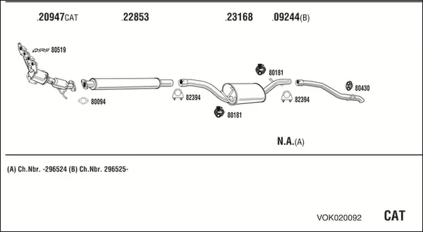 Изпускателна система WALKER              