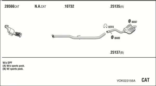 Изпускателна система WALKER              