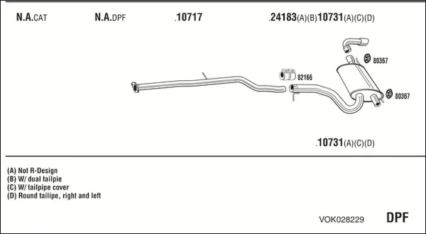 Изпускателна система WALKER              
