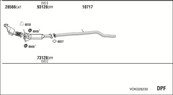 Изпускателна система WALKER              