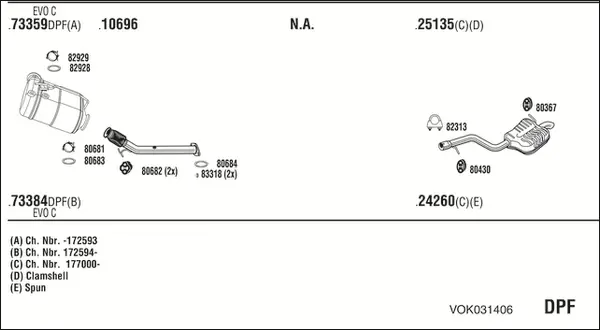 Изпускателна система WALKER              