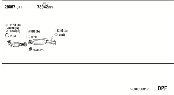 Изпускателна система WALKER              