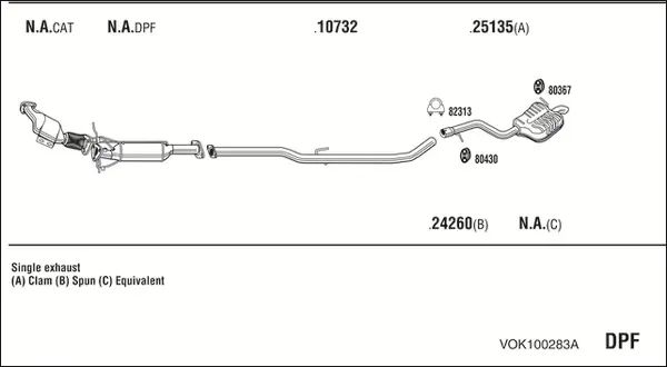 Изпускателна система WALKER              