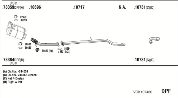 Изпускателна система WALKER              