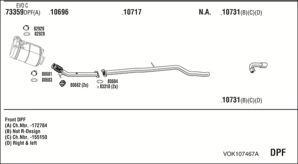 Изпускателна система WALKER              