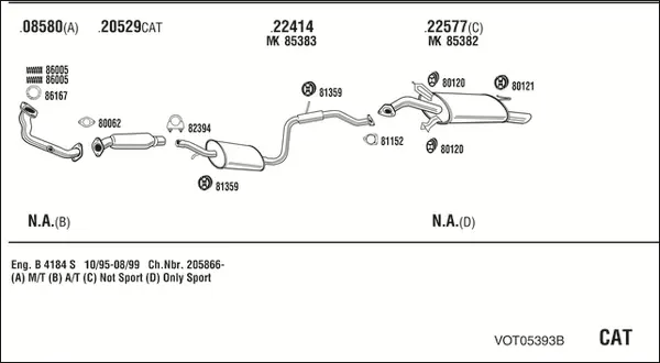 Изпускателна система WALKER              