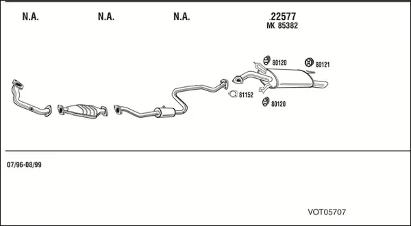 Изпускателна система WALKER              