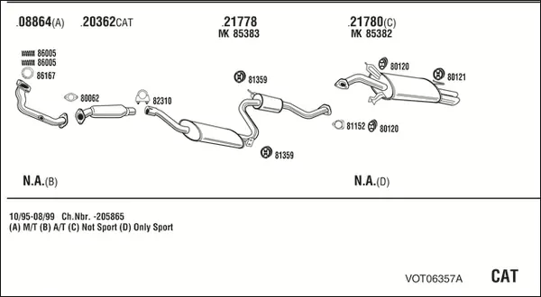 Изпускателна система WALKER              